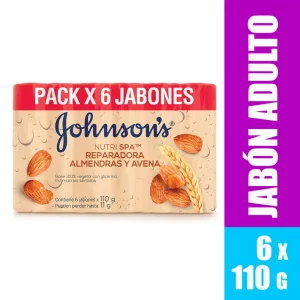 Jabón Jhonson Adulto Avena 6 x 110 g