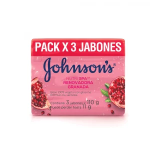 Jabón Johnson Adulto Granada Renovadora - 3x110 g