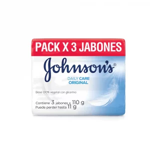 Jabón Johnson Adulto Original - 3x110 g