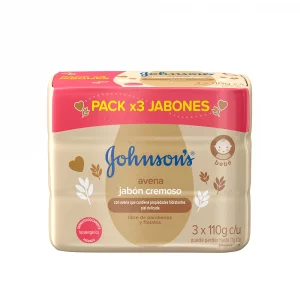 Jabon Johnson Baby 3X110 g Avena