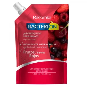 Jabon Líquido Bacterion Doy Pack x 1000 ml Frutos Rojos