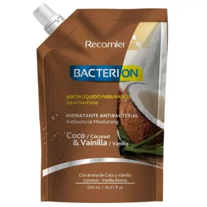 Jabon Líquido Bacterion x 500 ml Doy Pack Coco
