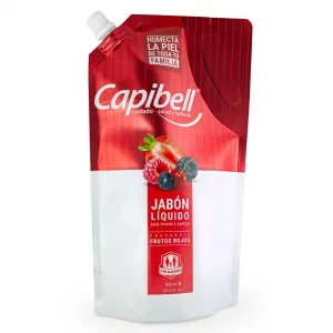 Jabón Líquido Capibell Frutos Rojos Doypack 800 ml