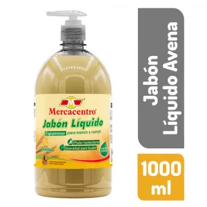 Jabon Liquido Mercacentro 1000 ml Avena