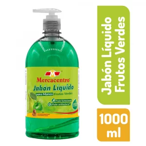 Jabon Liquido Mercacentro 1000 ml Frutos Verdes