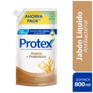 Jabón Líquido Protex Antibacterial Avena 800ml