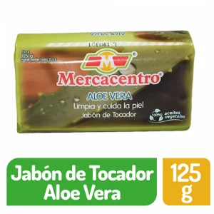 Jabón Mercacentro Aloe Vera 125 g