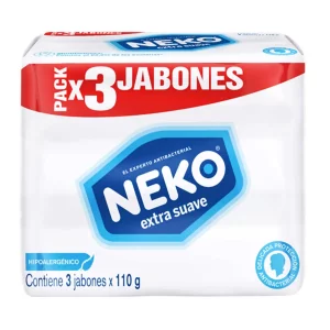 Jabón Neko Extrasuave 3 und x 110 g