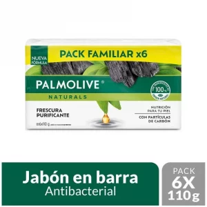 Jabon Palmolive Charcoal 6 x 110 g c/u x 660 g