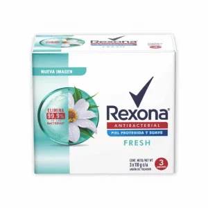 Jabón Rexona Antibacterial 3 und x 110 g Fresh x 330 g