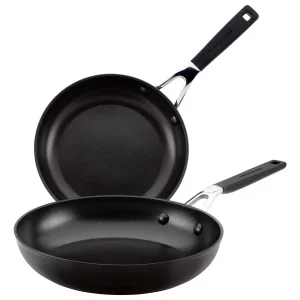 Juego Sartenes Kitchenaid Negro Onix AA x 2 und