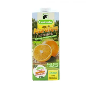 Jugo De Naranja Colanta Pasteurizado x 1000 ml