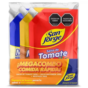 Kit San Jorge Tomate + Mayonesa + Mostaza x 600 g