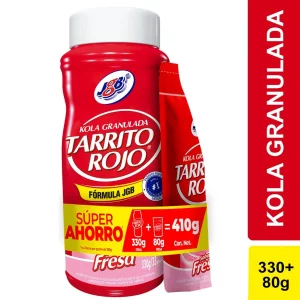 Kola Granulada Tarrito Rojo Fresa 330 g + 80 g