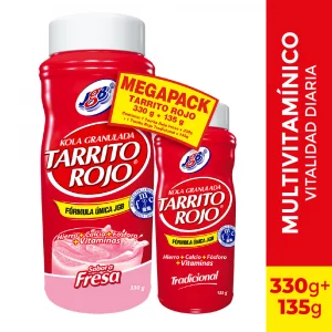 Kola Granulada Tarrito Rojo Fresa 330 g + 80 g