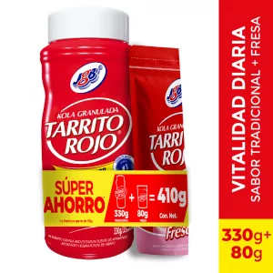 Kola Granulada Tarrito Rojo Tradicional 330 + 80 g