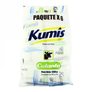 Kumis Colanta Bolsa 6 und x 200 g