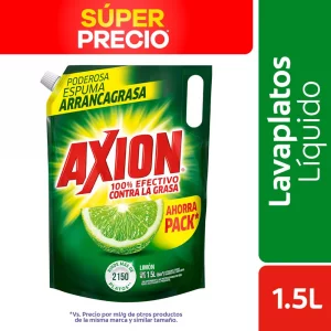 Lavaplatos Líquido Axion Limón 1.5L