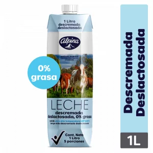 Leche Alpina Caja 1000 ml Deslac-Descr