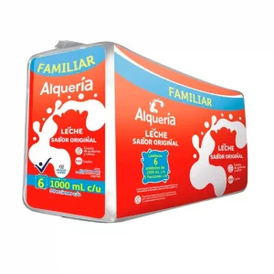 Leche Alqueria Sabor Original 6 und x 1000 ml Bolsa x 6000 ml