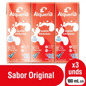 Leche Alqueria Sabor Original Tetra 3 und x 540 ml