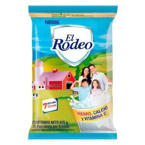 Leche El Rodeo 875  g/Hierro