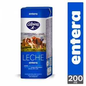 Leche Entera Alpina Caja 200 ml