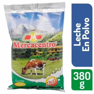 Leche Mercacentro Azucarada Polvo 380 g