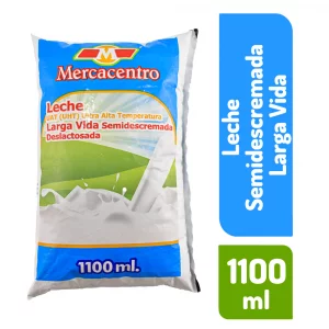 Leche Mercacentro Larga Vida 1100 ml Semidescrema