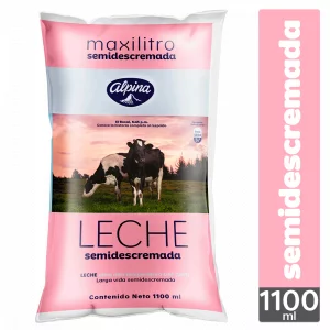 Leche Semidescremada Bolsa 1.1 L