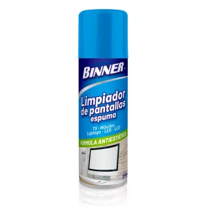 Limpiador Binner Pantallas LCD - Plasma x 240 ml