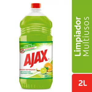 Limpiador Líquido Ajax Bicarbonato Naranja-Limón 2L