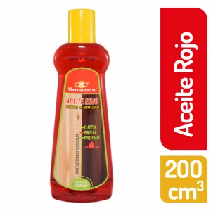 Lustramuebles Mercacentro Aceite Rojo 200 ml
