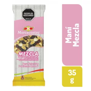 Mezcla Maní Mercacentro Chocolate Blanco Arándanos Yogurt x 35 g