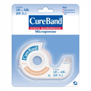Micropore Cure Band Piel 3/4" x 4.5 m