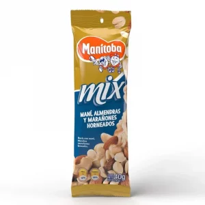 Mix Manitoba Mani Almendras Maranones Horneados x 40 g