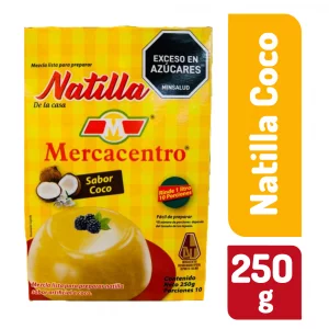 Natilla Mercacentro Coco x 250 g