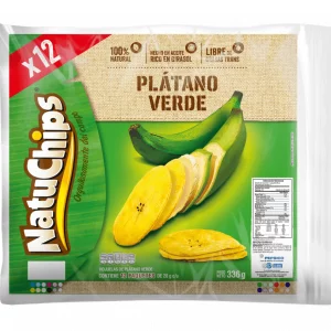 Natuchips Frito Lay X 12und Plátano Verde 336 g