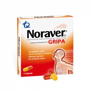 Noraver Gripa Cápsulas 8 und