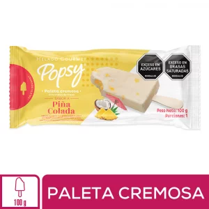 Paleta Popsy Cremosa Piña Colada x 100 g