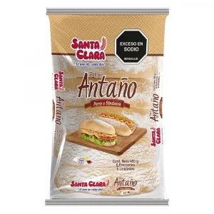 Pan Santa Clara Antano Perro O Sandwich 6 und x 450 g