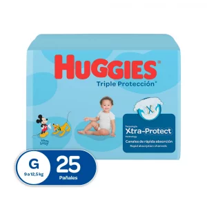 Panal Huggies Triple Proteccion Etapa 3 G  x 25 und