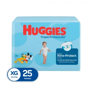 Panal Huggies Triple Proteccion Etapa 4 XG x 25 und
