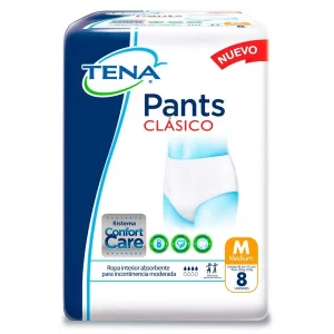 Pañal Tena Pants Clasico x 8 und Medium