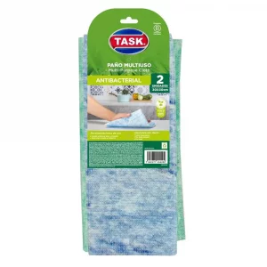 Pano Multiusos Task Antibacterial x 2 und
