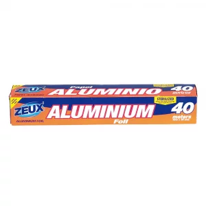 Papel Aluminio Zeux Caja 40 m