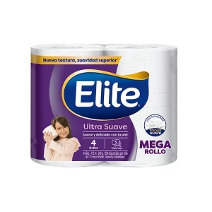 Papel Elite Ultra 28 M x 4 und Triple Hoja x 112 M