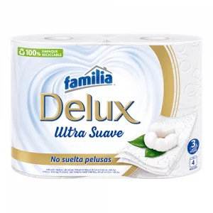 Papel Higiénico Familia Delux x 4 rollos 116 m