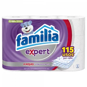 Papel Higiénico Familia Expert  x 9 rollos 234 m