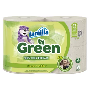 Papel Higiénico Familia Np green x 4 und